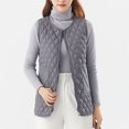 thumbnail image 2 of Lindreshi Winter Vests for Women Plus Size Fashion Women Warm Jacket Winter Casual Sleeveless Versatile Top, 2 of 7