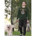 thumbnail image 2 of I Love My Dog. Sweatshirt Men -Image by Shutterstock, Male 4X-Large, 2 of 4