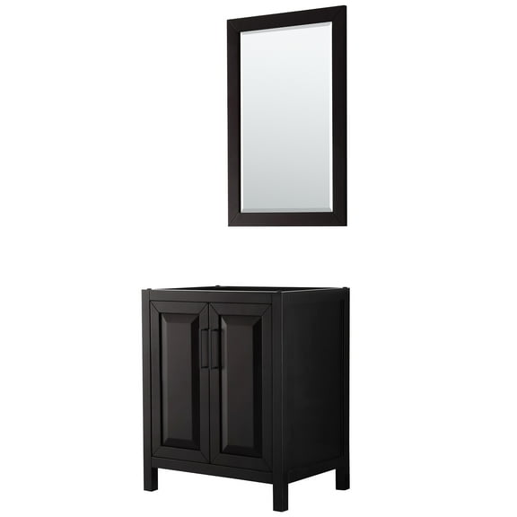 Wyndham Collection Wcv252530scxsxxm24 Daria 29" Single Free Standing Vanity Cabinet - Dark