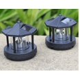 thumbnail image 5 of Faro giratorio LED Solar, lámpara práctica de rotación de 360 ​​grados, lámpara de decoración de jardín al aire libre, 1 ud., 5 of 5