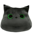 thumbnail image 2 of Peluche de gato negro suave y creativo para el Día del Niño, lindo gato, almohada súper linda para cama, 2 of 6