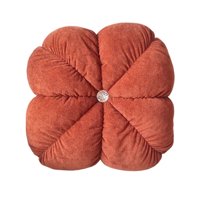 Coussin de Sol en Velours Rond pour Chaise, Tapis d'Assise Doux pour Salon, Bureau, Usage Extérieur, Coussin Portable pour Méditation au Sol et Lecture