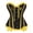 Yellow, variant on Lace Corset Tops for Women Renaissance Medieval Overbust Bustiers Viking Victorian Halloween Costumes