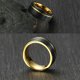 thumbnail image 5 of Anillo de acero, anillos de superficie mate personalizados, joyería, regalo portátil, vestido decorativo, boda, compromiso, fiesta de festival Ropa, zapatos y accesorios Miscelánea Talla 12 Sonducket AP014916-05, 5 of 6
