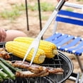 thumbnail image 2 of Juego de herramientas para barbacoa de 3 piezas, herramienta para barbacoa de acero inoxidable, espátula, pinzas, tenedor, juego de parrilla profesional, 2 of 5