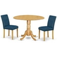 thumbnail image 2 of East West Furniture Dining Room Set Oak, DLAB3-OAK-55, 2 of 9