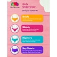 thumbnail image 4 of Fruit of the Loom Girl's Cotton Stretch Brief Underwear, 10-Pack, Sizes 4-16, 4 of 15
