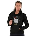 thumbnail image 3 of Guess What Chicken Butt Silly Joke Unisex Plus Fleece Graphic Hoodie Brisco Brands 2X, 3 of 5