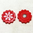 thumbnail image 2 of Purple Hobbies Snowflake Needle Minder Red, 2 of 2