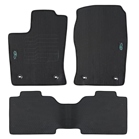 ecoMats All Weather Floor Mats for 2022 to 2026 Toyota Tundra CrewMax Cab Models, Front and Rear