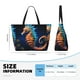 thumbnail image 4 of Disketp Yellow Fish Seahorse Bolsa de Playa de Gran Capacidad, Bolso Impermeable y a Prueba de Arena para Mujer, Ideal para Playa, Piscina y Natación, 4 of 7