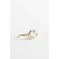 thumbnail image 2 of 2Ct Round Cut Simulated Diamond Women's Engagement Ring 14K Yellow Gold Plated, 2 of 4