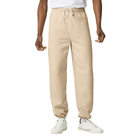 Gildan G182 Adult Heavy Blend Adult 50/50 Sweatpant - SAND - S