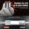 thumbnail image 4 of VEVOR Mechanics Tool Set and Socket Set, 1/4" 3/8" 1/2" Sockets, 145/205/450 Pcs SAE & Metric Tools, Storage Case, Accessories Included, 4 of 9
