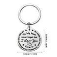 thumbnail image 6 of Mom Gifts from Son Daughter, 30mm Stainless Steel Keychain Mothers Day Gift Birthday Christmas Gifts for Women, 6 of 6