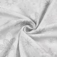 thumbnail image 4 of Christmas Tablecloth, Grey White Snowflake Table Cloth, Gray Xmas Waterproof Tablecloths for Dining Kitchen Winter Holiday, Spill-Proof Table Cover for New Year Party Home Decor, Round 60 Inch, 4 of 5