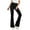 Black, variant on Bmisegm Women's High Waist Stretchy Denim Yoga Flare Leggings Booty Lifting Pocketed Fitness Pants for Gym & Casual Wear Y2K Jeans for Women Navy XXL