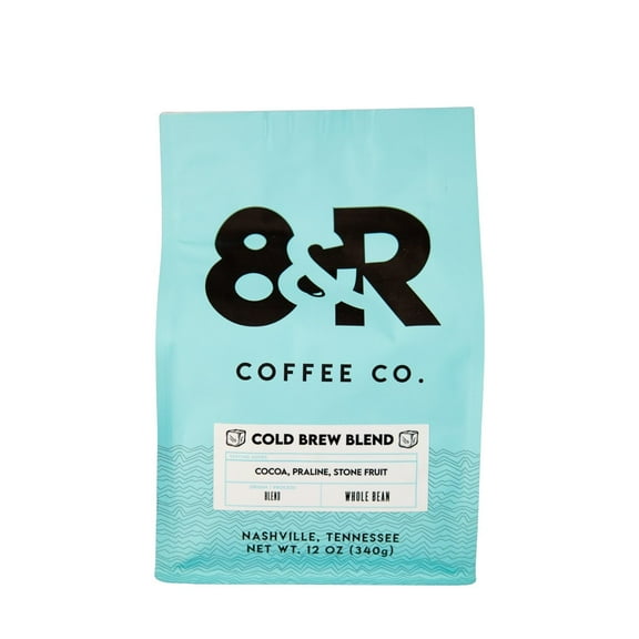 Cold Brew Blend - Roasted by 8th & Roast Coffee Co. - Whole Bean Coffee - 12 Ounce Bag