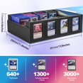 thumbnail image 4 of Caja de almacenamiento de tarjetas coleccionables UAONO para Commander Display 2400+ MTG, 4 of 7
