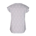 thumbnail image 5 of Camiseta divertida de manga corta con cuello redondo para mujer, camiseta estampada de manga corta con volantes OAVQHLG3B Store lin121212, 5 of 5