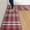Red Plaid, variant on Red Anti-Fatigue Kitchen Rug Set of 2 Plaid Cushioned Floor Standing Mat Waterproof Non-Slip Mat and PVC Ergonomic Comfort Foam Rug