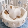 thumbnail image 6 of Msgweeeg Plush Toys Learning & Education Toys Birthday Gifts for Girls Simulated Ponys Doll Short Footed Horse Plushs Toy Cute Zodiacs Horse Children's Doll Year Of The Horses Mascots, 6 of 7