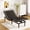 Black Bed Frame Only, variant on Split King Adjustable Bed Frame with Wireless Remote, Electric Bed Base with Head & Foot Lift, Zero Gravity, Anti-Snore, 3 Height Options