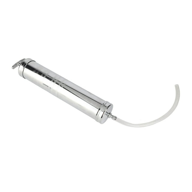 500cc Syringe Gun Pump Extractor, Grease Gun Tool Aluminum Alloy Oil Fluid Suction Hand Syringe Fluid Extractor Pump Suction