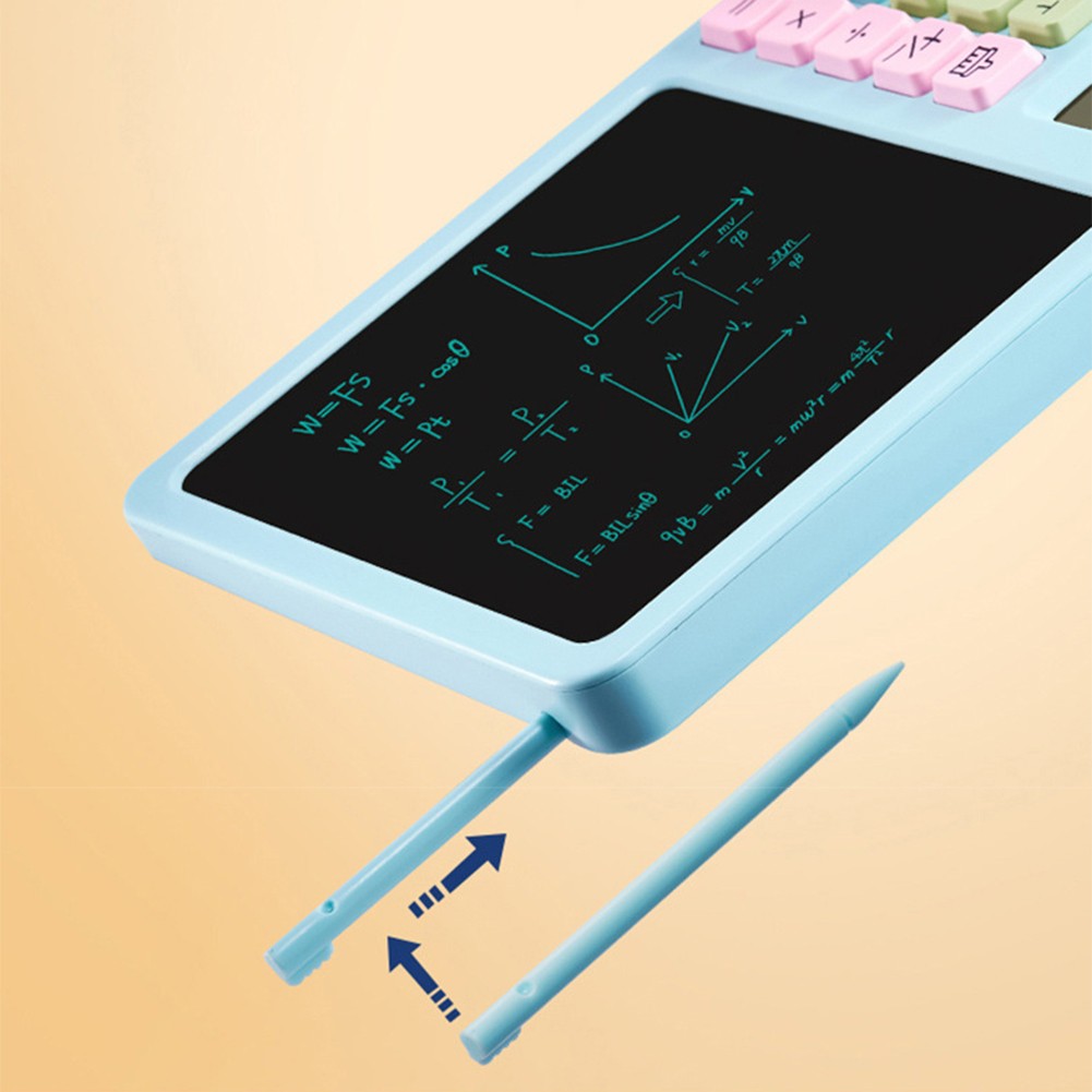 12-Digit Solar Calculator with LCD Writing Board - Perfect for Work & Study!