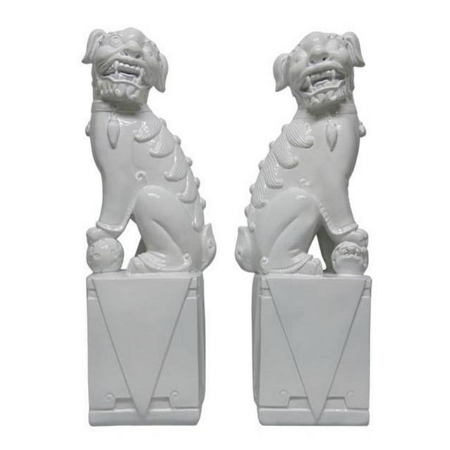 Plutus Brands PBTH92814 Modern Porcelain Bookend in Gray - Set of 2