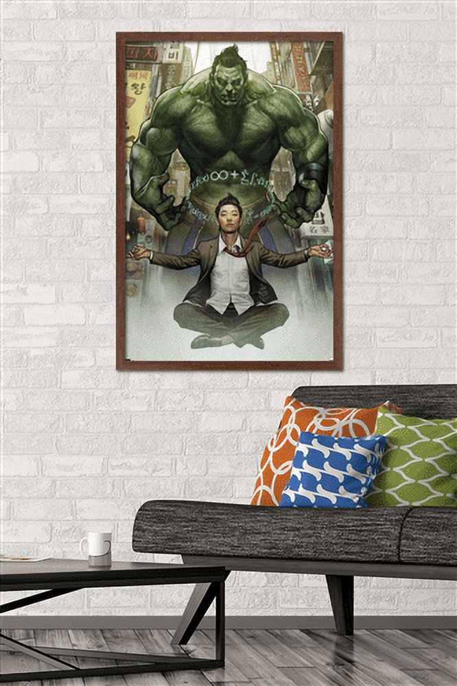 Marvel Comics - Hulk - Totally Awesome Hulk #16 Wall Poster, 22.375" x 34", Framed