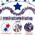 thumbnail image 5 of Danhjin 4th of July Garland, Tinsel Garland Red White Blue Party Decoration for Independence Day Memorial Day Supplies, 5 of 12