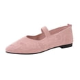 thumbnail image 2 of DIVVce Mary Jane Shoes Women Knit Pointed Toe Comfortable Slip On Casual Breathable Lightweight Daily Footwear, 2 of 8