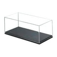 thumbnail image 1 of Yinanstore 1/87 Model Car Display Case Display Box Collectible Protection Tabletop Decor Vehicles Toy Cars Organizer with Black Base 120x58x45mm, 1 of 8