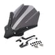 thumbnail image 4 of Reemplazo de cubierta de parabrisas de motocicleta Colamx Deflector de viento delantero Gris, 4 of 8