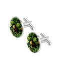 thumbnail image 2 of Saint Patrick's Day Elegant Dress Shirt Cufflink Set for Men, Stainless Steel, Wedding and Business Attire, 2 of 6