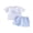White-Big Brother, variant on Baby Boy Little Brother Big Brother Matching Outfit Matching Brothers Outfits Newborn Baby Boys Summer Clothes Short Sleeve Letter Embroidery Romper and Pockets Striped Shorts Set