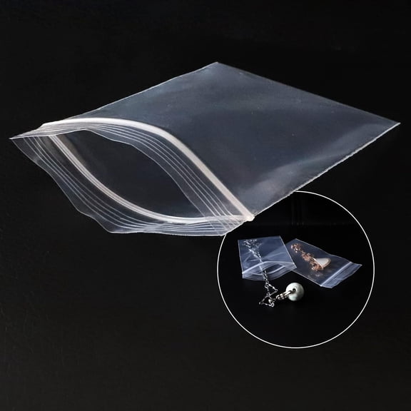 Small Plastic Bags 2x3 Clear Zip Bag, 200pcs, Transparent mini baggies for Pills, Clear Reusable tiny plastic bags for Jewelry, JINYONBAG Small Clear Bags for Jewelry, Pills, Coins, Candy, etc