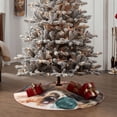 thumbnail image 6 of Bingfone Christmas Tree Skirt Mat Christmas Decoration Interior 30"-Playful Cat, 6 of 8