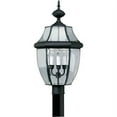 thumbnail image 2 of Forte Lighting - Cambridge - 3 Light Outdoor Post Lantern-24 Inches Tall and 12, 2 of 3