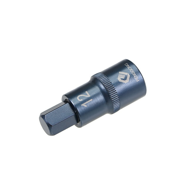 Unique Bargains Douille Hexagonale 1/2 Pouce x 12mm, Longueur Métrique 2 Pouces