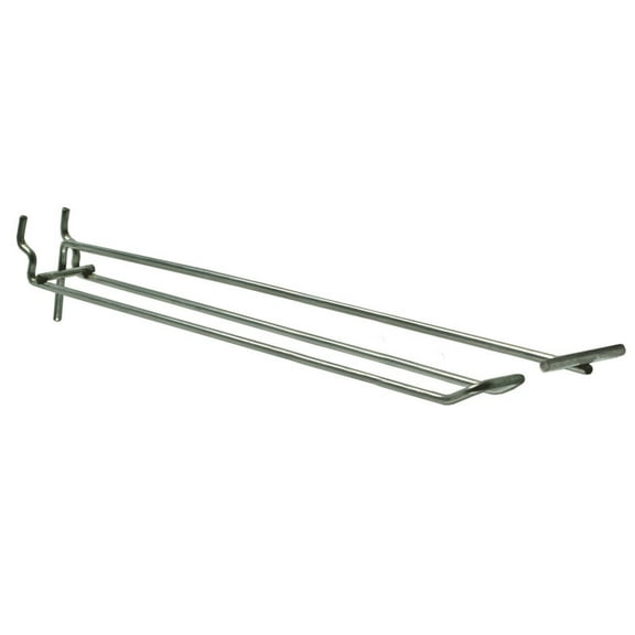 12" Metal Wire Flip Scan Loop Hook .148 Diameter, 50-Pack