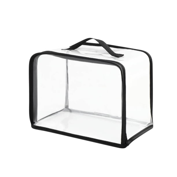 Bolsa de almacenamiento transparente de gran capacidad, bolsa organizadora visual, bolsa de almacenamiento tridimensional