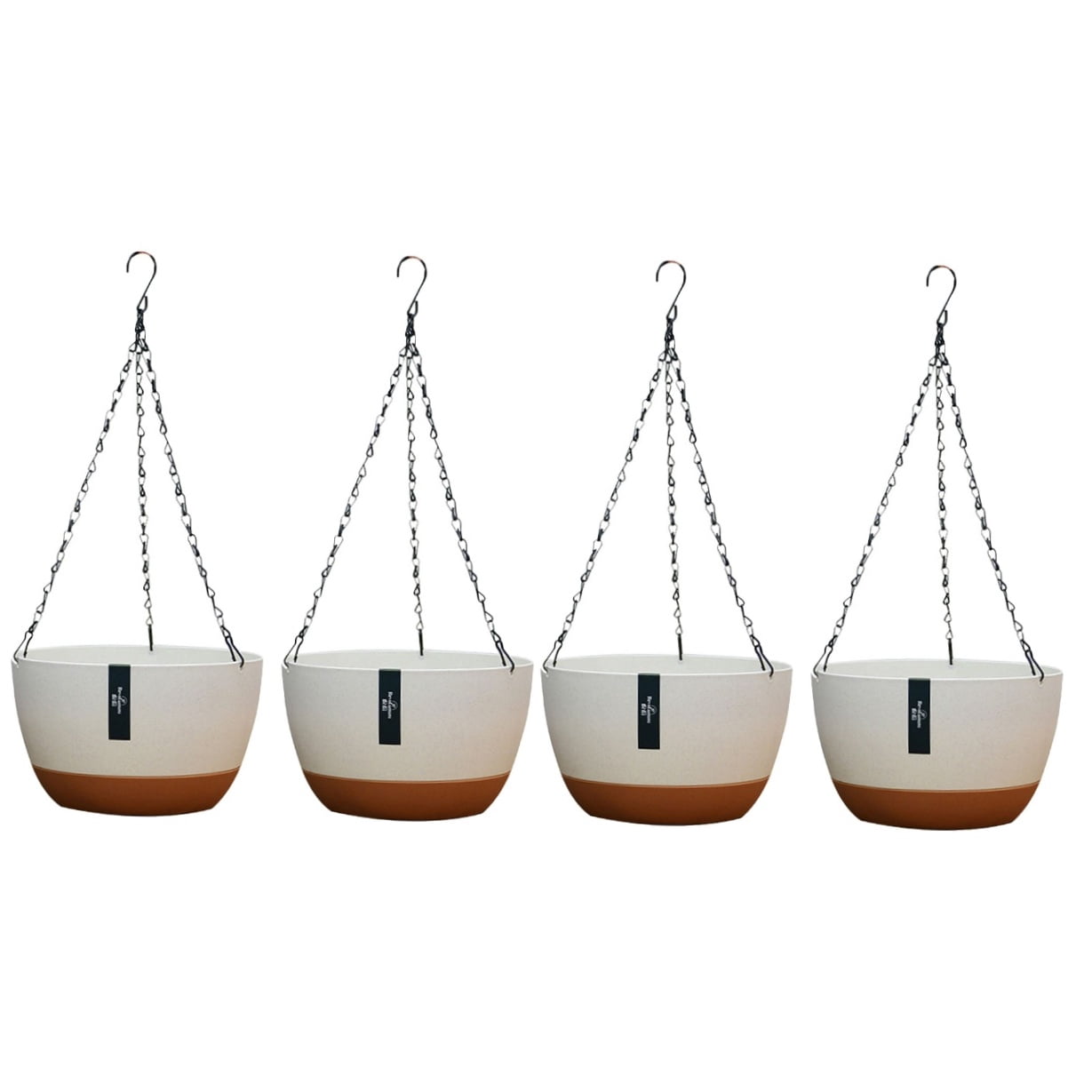 unbranded 4 sets  of Indoor Planter Outdoor Garden Hanging Plant Pots Balcony Hanging Flower Pot