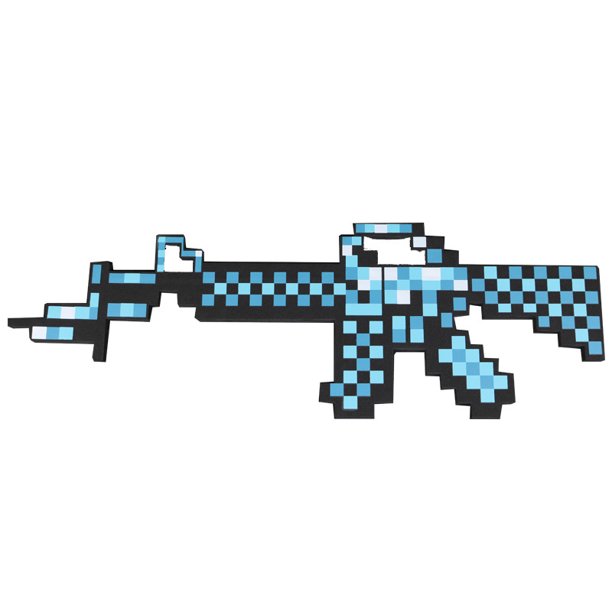 我的世界minecraft周边玩具武器EVA泡沫钻石剑稿斧头铲机枪大量as the picture Deng Xun unisex
