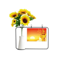 thumbnail image 1 of Sun Star Ornamental Column Flag Artificial Sunflower Vases Bottle Blessing Card, 1 of 3