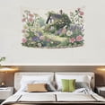 thumbnail image 2 of Bohemian Tapestry Wall Hanging,Wildflower Floral Tapestries for Dorm Room Decor, Boho Wall Art,Bed Throw,Sofa Cover,60"x40", 2 of 10