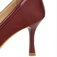 thumbnail image 5 of Women Square Toe Stiletto High Heels 7.5CM Silk Satin BowSexy Pumps Wedding Evening Party, 5 of 6