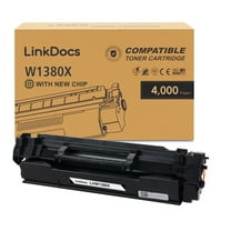 LinkDocs HP 138X Combo Pack Toner Cartridges Compatible for hewlett packard Laser Printer 138A W1380A 138X W1380X LaserJet Pro 3001dw MFP 3101FDW