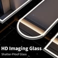 thumbnail image 2 of Mirstory 21"x64" LED Full Length Mirror Arched Floor Mirror Wall Mounted, White, 2 of 5